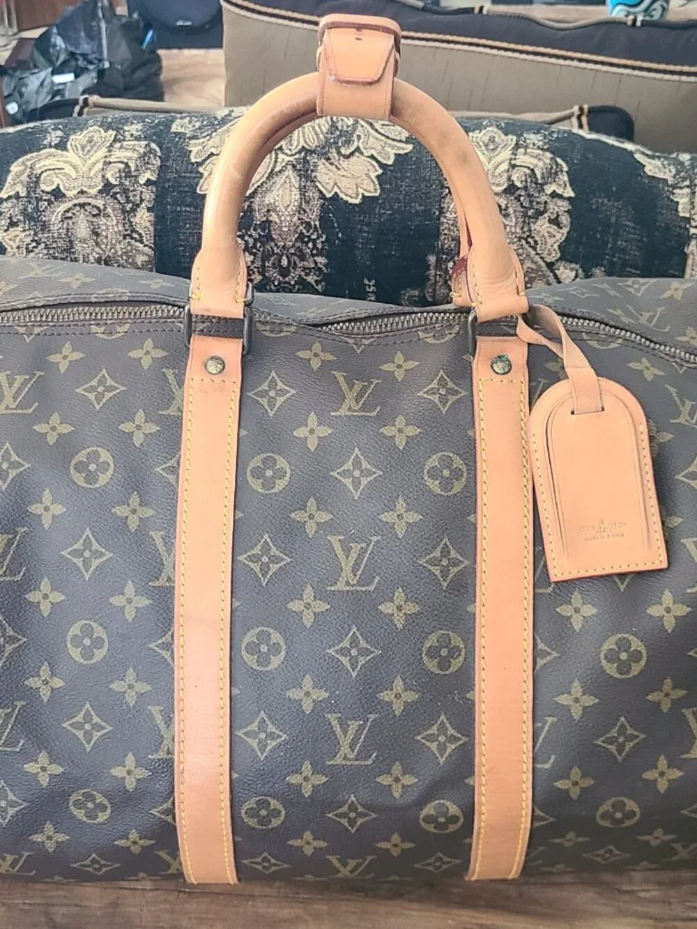 Louis Vuitton Keepall Bandouliere 55 Monogram Vintage 1984 w/ Original Strap